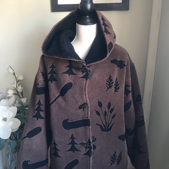 denali reversible fleece coat